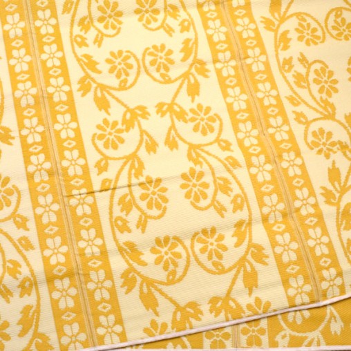 Plastik- Teppich 90x360 cm, floral