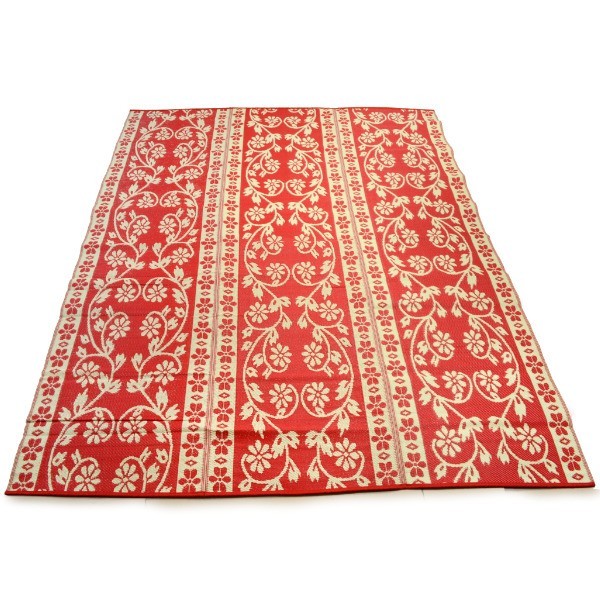plastic carpet 90x360 cm, floral