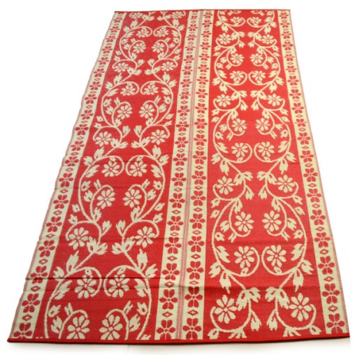 plastic carpet 180x360 cm, floral