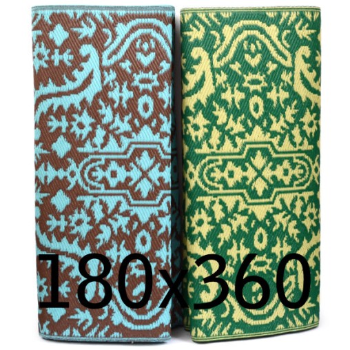 Plastik- Teppich 180x360 cm, ornamental