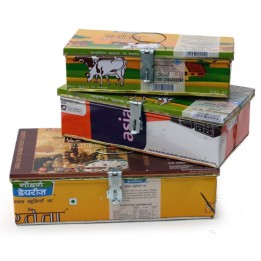 Kiste recycelt