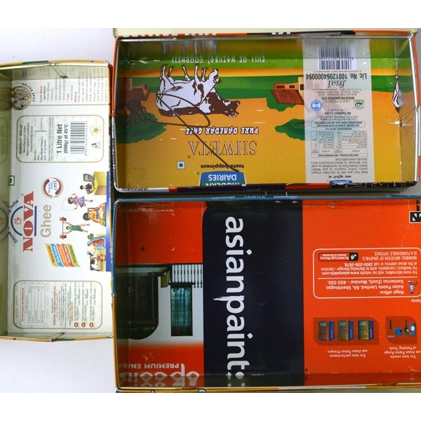 Kiste recycelt