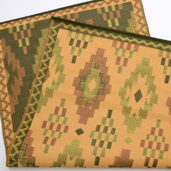 plastic carpet 90x180 cm diamond, olive