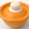 enamel bowl with lid
