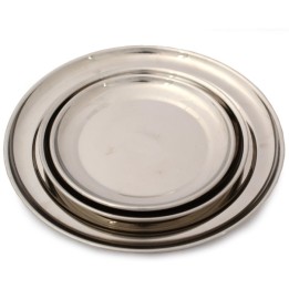 Teller Edelstahl deluxe
