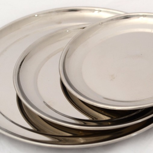 round plate steel luxe