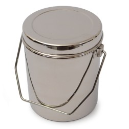 compost bin, stainless steel