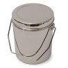 compost bin, stainless steel