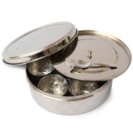 Gewürzdose Edelstahl/ Masala Box