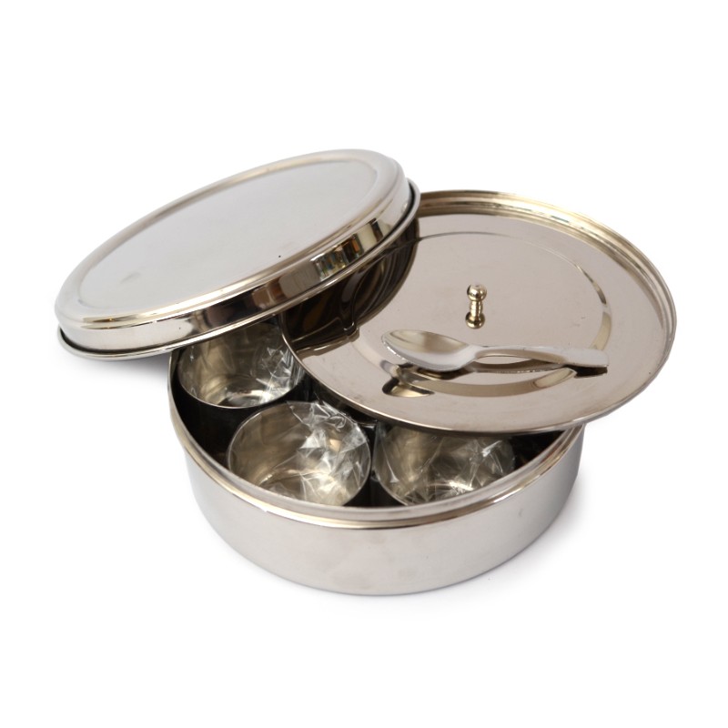 Gewürzdose Edelstahl/ Masala Box