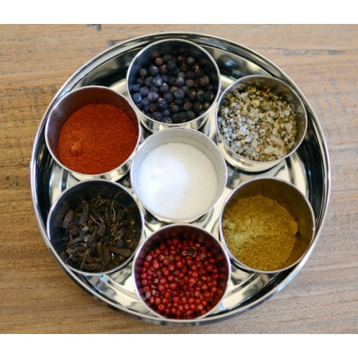 Gewürzdose Edelstahl/ Masala Box