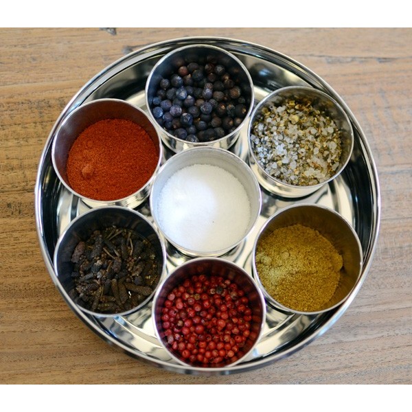 Gewürzdose Edelstahl/ Masala Box