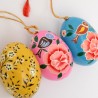 wooden egg painted