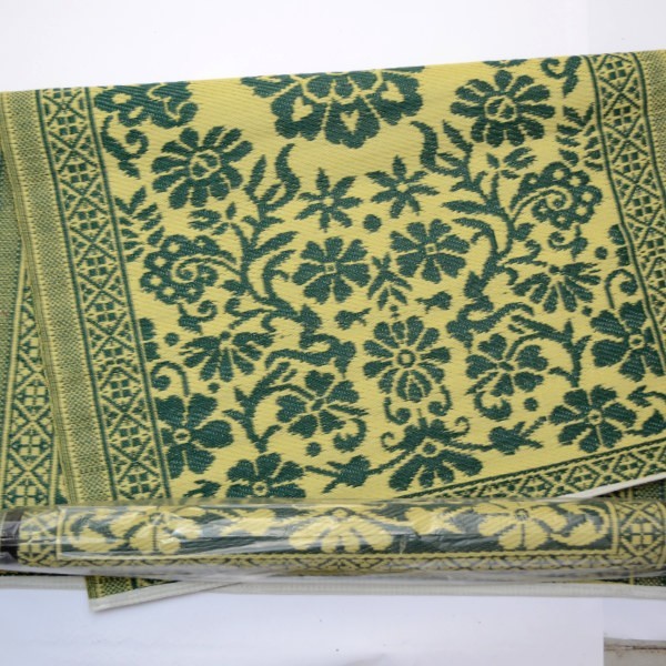 ca. 120x180cm Plastik- Teppich 120x180 cm gerollt, floral
