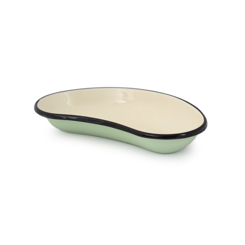 enamel dish kidney shape