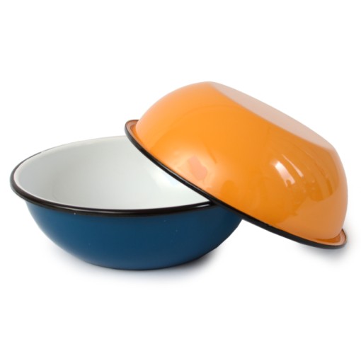 enamel bowl, 24 cm
