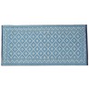 Plastik- Teppich 60x120 cm Raute, blau