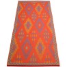 Plastik- Teppich 90x180 cm Raute, orange
