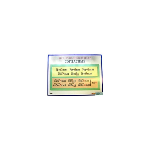 Poster Schulposter Aussprache 2