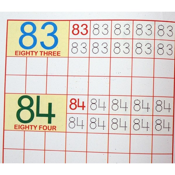 Kinder Lernheft Number Writing