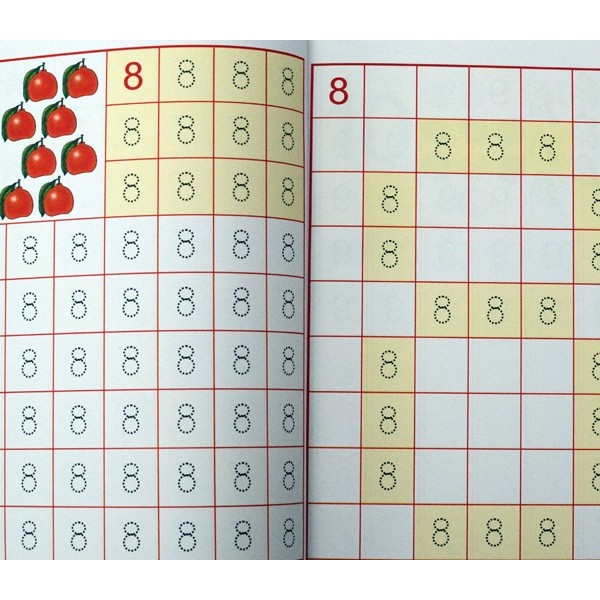 Kinder Lernheft Number Writing