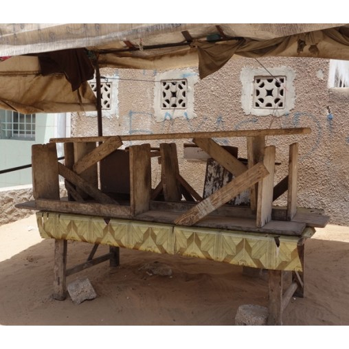 wooden bench Senegal