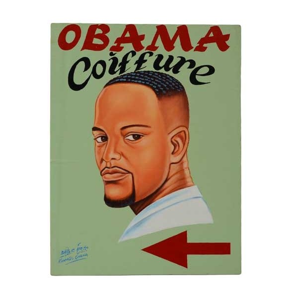 Holzschild Obama