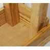 wooden bench Senegal, small
