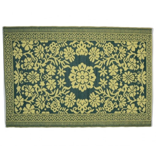 plastic carpet 120x180 cm rolled, floral
