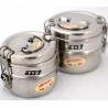 lunchbox stainless steel round
