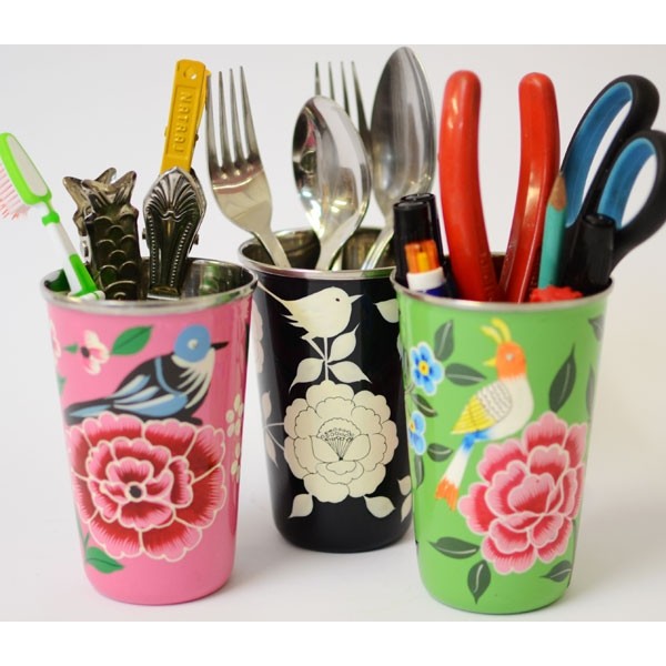 tumbler stainless steel painted