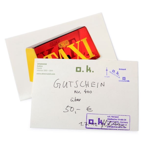 o.k. specials o.k.- Gutschein