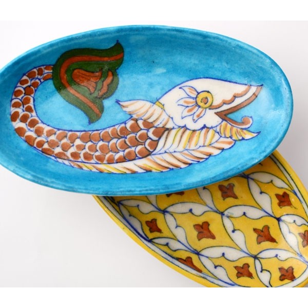 plate oval ceramic