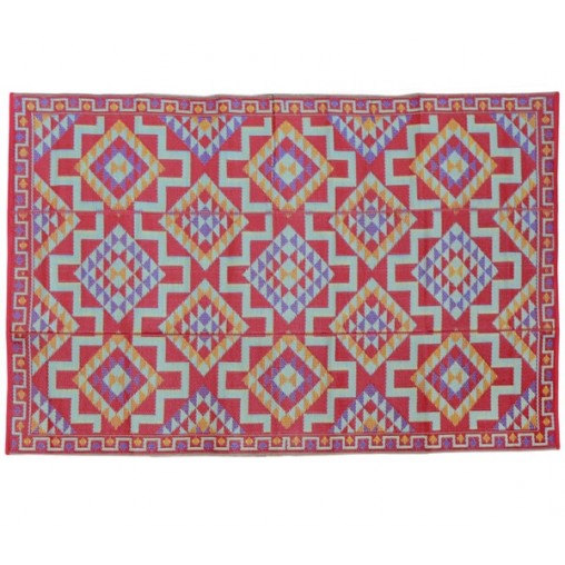 plastic carpet 180x270 cm folded, aztec