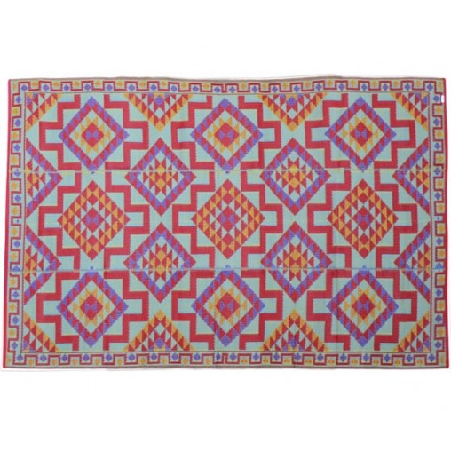 plastic carpet 180x270 cm folded, aztec