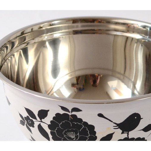bowl stainless steel painted, L