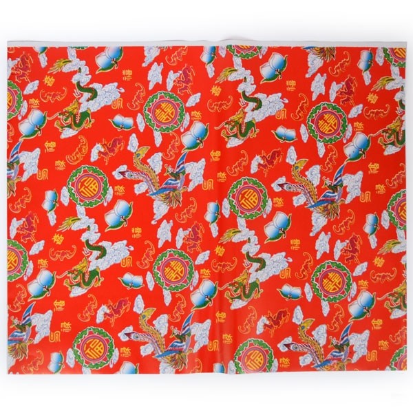 9 St. Geschenkpapier Vietnam glänzend