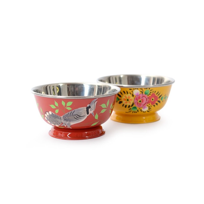bowl painted without feet