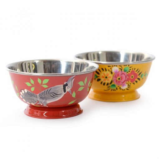 bowl painted without feet