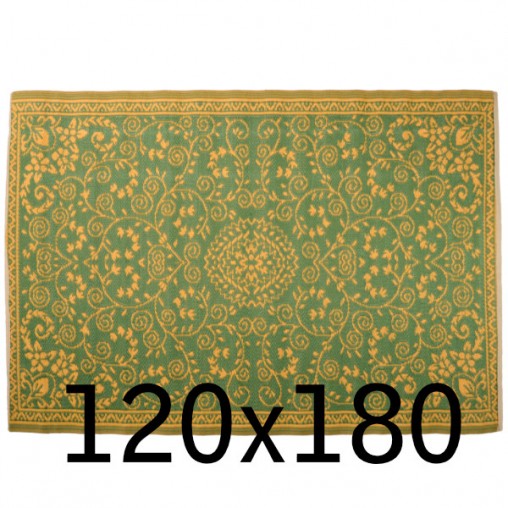 plastic carpet 120x180 cm rolled, floral3
