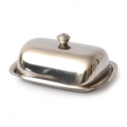 butter dish stainless teel,...