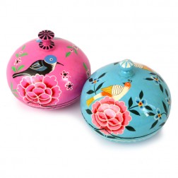powder box paper mache,...