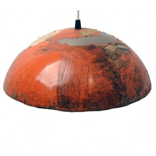 lamp out of oil barrel, S