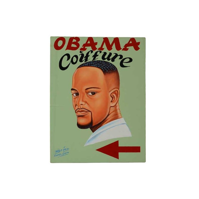 Holzschild Obama