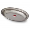 bowl stainless steel, oval