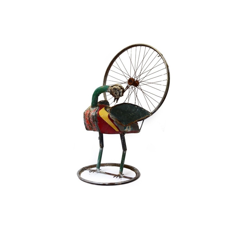 scrap bird peacock