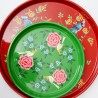 tray round painted, XL