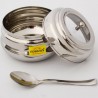 sugar box with spoon